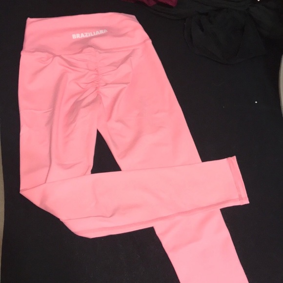 🏳 Brazilian Booty Scrunch Luxury Gym Leggings - Picture 4 of 8